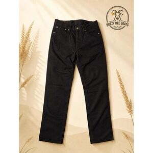 LEVIS 541 ATHLETIC TAPER JEANS MENS W32 L34 BLACK STRETCH DENIM